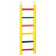 6-rung Multi-color Wood Bird Ladder