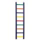 Prevue Pet 9 rung Multi color Wood Bird Ladder 1137