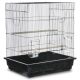 Prevue Pet Keet Tiel Square Roof Bird Cage Black SP25212B B