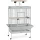 Prevue Pet Playtop Bird Home Pewter White 3154W