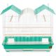 Prevue Pet Triple Roof Bird Cage Green SP1804TR 2