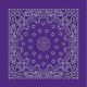 Purple Paisley Bandanna