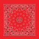 BANDANNA Paisley Red