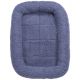 Slumber Pet Sherpa Crate Beds Extra large Slate Blue