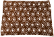 SNUGGLER Blanket Paws Circle Chocolate 30x40