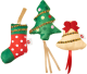 ETHICAL/SPOT Holiday Festive Catnip Cat Toy Asst 4