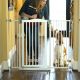 Richell Tall One-Touch Gate II Wide in Brown