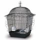 Elegant Scrollwork Bird Cage - White