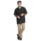 Unisex Barber/Groomer Jacket Medium Black