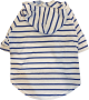FASHION PET Striped Hoodie Blue & White XS