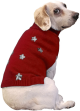 FASHION PET Sweater Sequin Stars Red Item ID FP60232XS