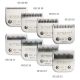 Geib Stainless Steel Buttercut Blades Kit; #10 15 30 40 3F 4F 5F 7F 