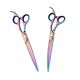Geib Kiss Gold Rainbow Shears 7 5in Curved