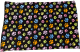 ETHICAL/SPOT Snuggler Blanket Rainbow Pawprints Black 30x40