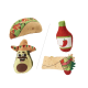 SPOT Mexican Take Out Cat Toys 2pk