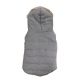 Fashion Pet Velvety Puffer Coat Gray L