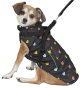 Fashion Pet Puffy Heart Harness Coat Black S