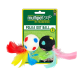 MULTIPET Polka Dot Ball with Feather 2pk