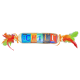 MULTIPET Margaritaville CHILL Cat Kicker with Feathers 18 inch