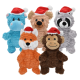 MULTIPET Holiday Wrinkleez with Santa Hat Assorted