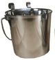 SS Flat Side Pail wHooks 4qt