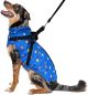 Fashion Pet Puffy Heart Harness Coat Blue Large 1 count