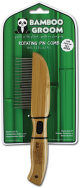 ALCOTT Bamboo Groom Rotating Pin Shedding Comb wit