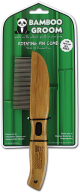 ALCOTT Bamboo Groom Rotating Pin Fine Comb with 41