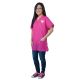 Paw Brothers Scrub Top With White Paw Heart Print S-Xl PLUM Small
