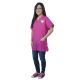 Paw Brothers Scrub Top With White Paw Heart Print 3Xl PLUM 