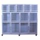 Kit-WH-Modular Cage Bank (Med-Short) & Frame W/O Grates,Pans