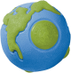 PLANET DOG Orbee Tuff Planet Ball Blue Green L