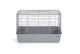 Prevue Pet Small Animal Tubby Gray with bedding and debris