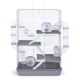 Prevue Pet Hamster Playhouse Gray 2006GRAY new