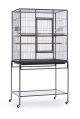 Prevue Pet Powder coated steel construction Flight Cage w Stand Black