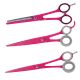 Kit - Set Of (3) Rose Line Magenta Shears