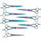 Master Grooming Tools 5200 Rainbow Series Shear Kits 3 pk 