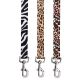 Casual Canine Animal-Print Leads 6 ft x 1 in Cheetah