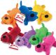 Zanies Neon Lil and Big Yelpers 5 in Hot Pink