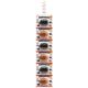 Zanies Skedaddle Buggies Cat Toy Clip Strips 6 Piece