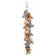 Zanies Wild Style Mini Bone Clip Strips 12Pc
