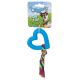 Diggers TPR Hearts and Rope Toys Pink