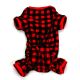 Casual Canine Buffalo Check Pajamas XS