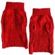 Casual Canine Red Cable Knit Sweater M