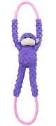 ZP01805 ZIPPYPAWS RopeTugz Monkey Purple