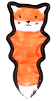 ZP01880 ZIPPYPAWS Z-Stitch Skinny Peltz Fox
