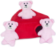 ZIPPY PAWS Valentines Burrow Heartn Bears